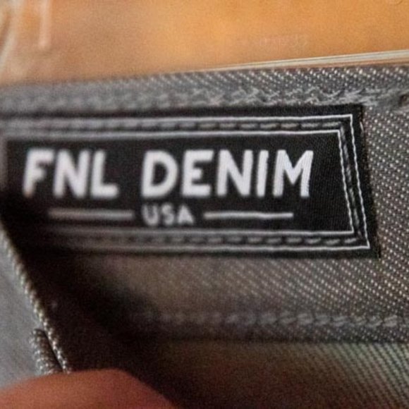 FNL Denim Premium Quality 2011 No.150 Gray Button Fly Jeans mens 30/32 - Picture 5 of 16